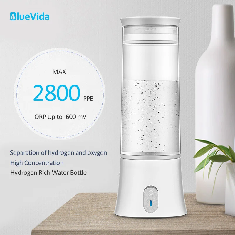 The 3th Generation Up to 2800 ppb hydrogen content Hydrogen water bottle, SPE+PEM Hydrogen Generator Water Ionizer
The 3th Generation Up to 2800 ppb hydrogen content Hydrogen water bottle, SPE+PEM Hydrogen Generator Water Ionizer