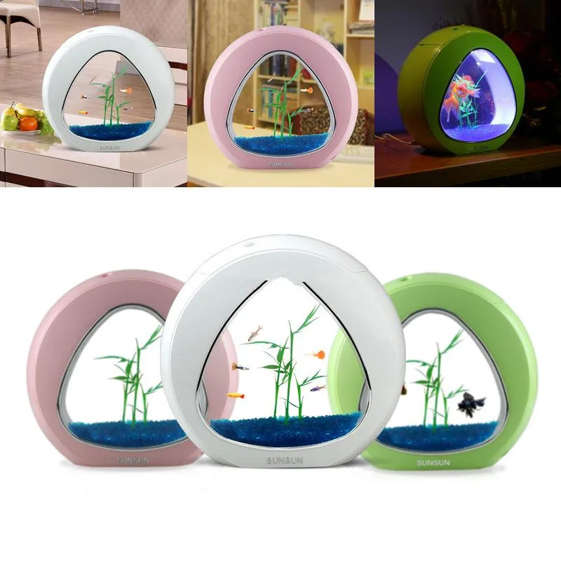 Colorful Mini Ecology Fish Tank Integration Filter Mini Nano Tank Office Coffee Table Aquarium 4 L 6 L Home Decorations
Colorful Mini Ecology Fish Tank Integration Filter Mini Nano Tank Office Coffee Table Aquarium 4 L 6 L Home Decorations