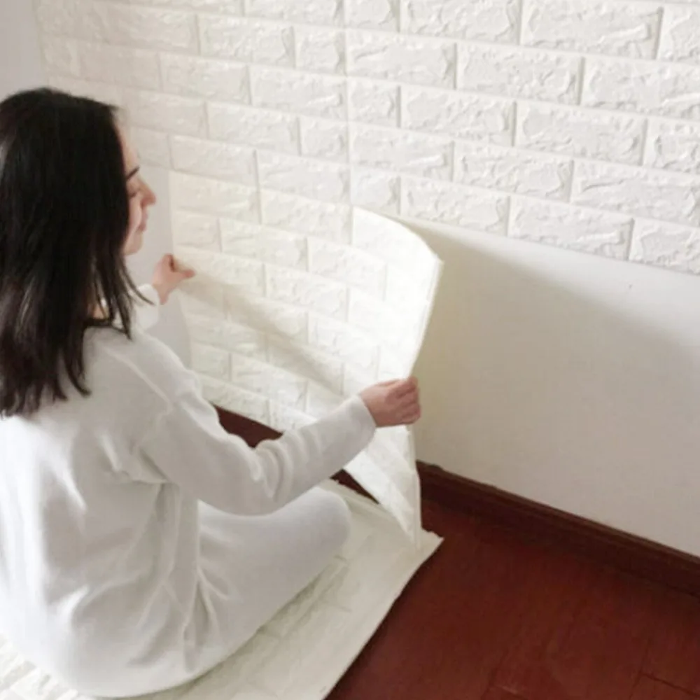 60x60cm PE Foam 3D Wallpaper DIY Wall Stickers Wall Decor Embossed Brick Stone Brick pattern 3D Textured PE Foam Wallpaper Wall
60x60cm PE Foam 3D Wallpaper DIY Wall Stickers Wall Decor Embossed Brick Stone Brick pattern 3D Textured PE Foam Wallpaper Wall