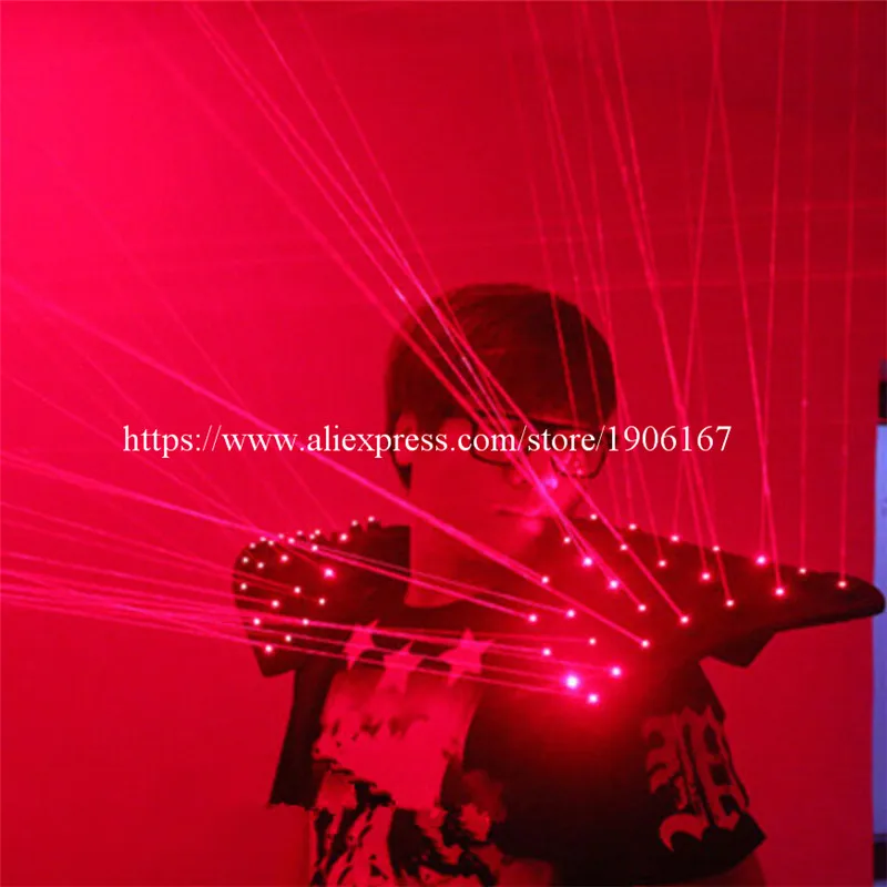 New Design Red Laser Man Luminous Light Up Vest Laserman Dance Costume For Laser Show Party
New Design Red Laser Man Luminous Light Up Vest Laserman Dance Costume For Laser Show Party