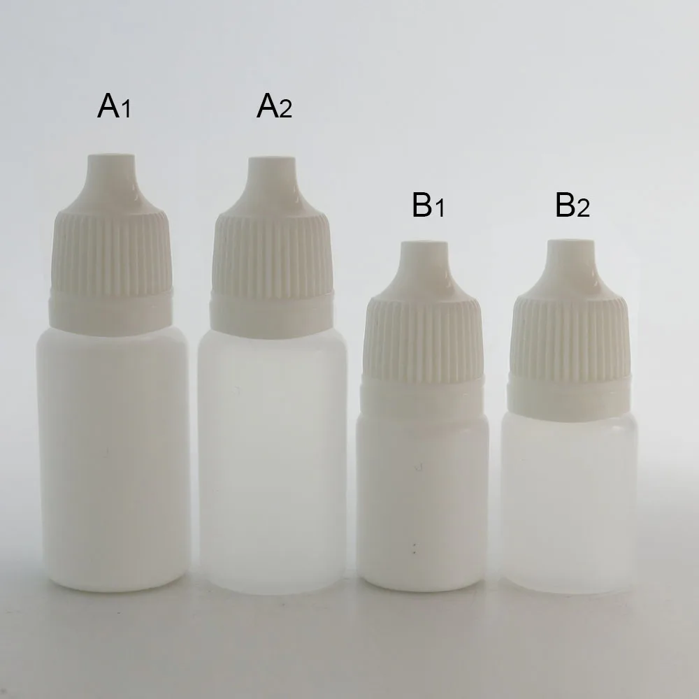 

5pcs Empty Plastic Squeezable Dropper Bottles Eye Liquid Dropper Sample Eyes Drop Refillable Bottle 5/10ml