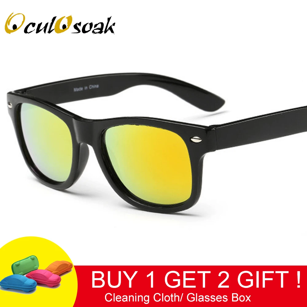 Cool Sunglasses Sun Glasses for Children Boys Girls Fashion Eyewares Coating Lens UV 400 Protection With Case 6-15 Years Kids
Cool Sunglasses Sun Glasses for Children Boys Girls Fashion Eyewares Coating Lens UV 400 Protection With Case 6-15 Years Kids