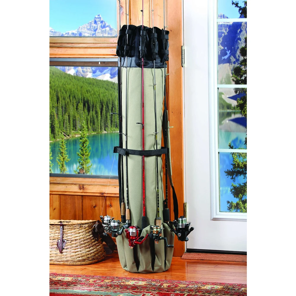 Portable Multifunction Nylon Fishing Bag Carrier Canvas Fishing Rod Bag Case
Portable Multifunction Nylon Fishing Bag Carrier Canvas Fishing Rod Bag Case