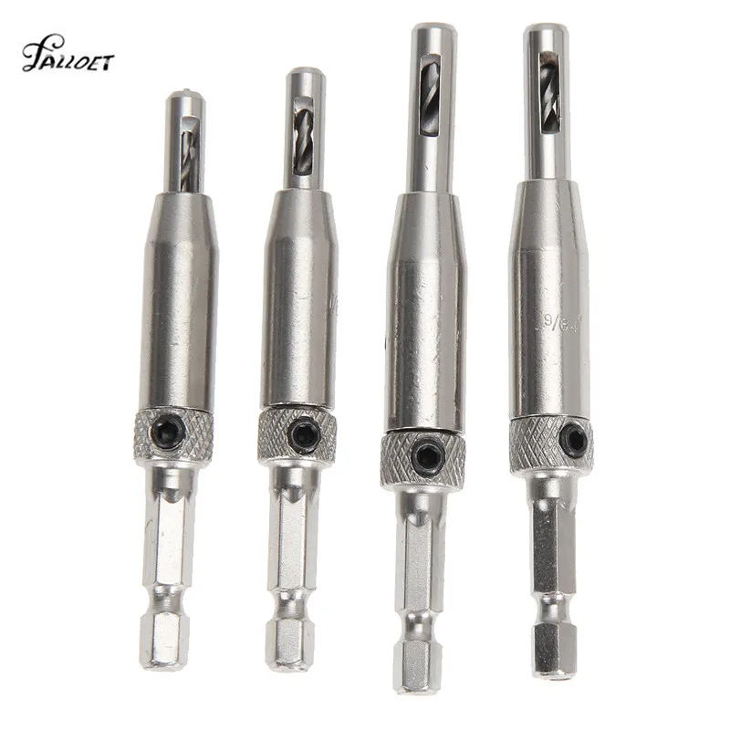 4PCS HSS Self Centering Hinge Drill Bits Set Wood Drilling Door Window Pin Cabinet Woodworking Drilling Core Drill Bit
4PCS HSS Self Centering Hinge Drill Bits Set Wood Drilling Door Window Pin Cabinet Woodworking Drilling Core Drill Bit
