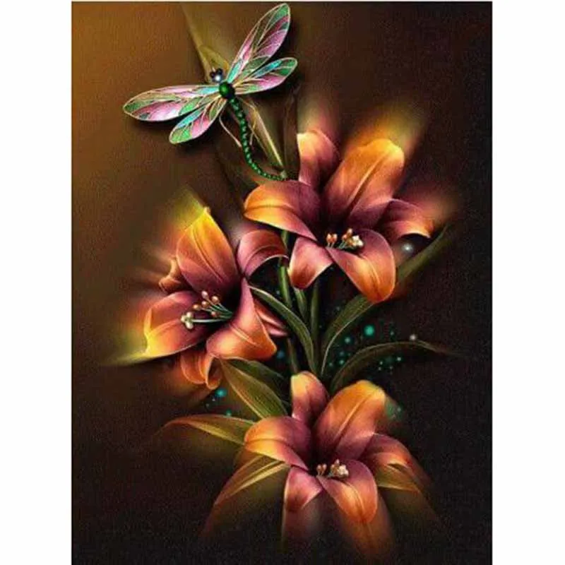 Floral dragonfly diamond painting cross stitch diamond embroidery full square diamonds mosaic pictures of rhinestones ZC621
Floral dragonfly diamond painting cross stitch diamond embroidery full square diamonds mosaic pictures of rhinestones ZC621