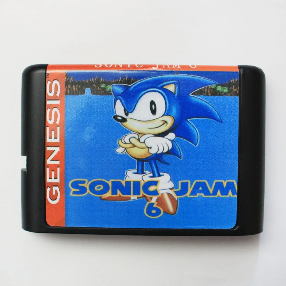 Игровая карта Sonic 6 Jam 16 Bit MD для Sega Mega Drive Genesis|16 bit|md game16 bit md |