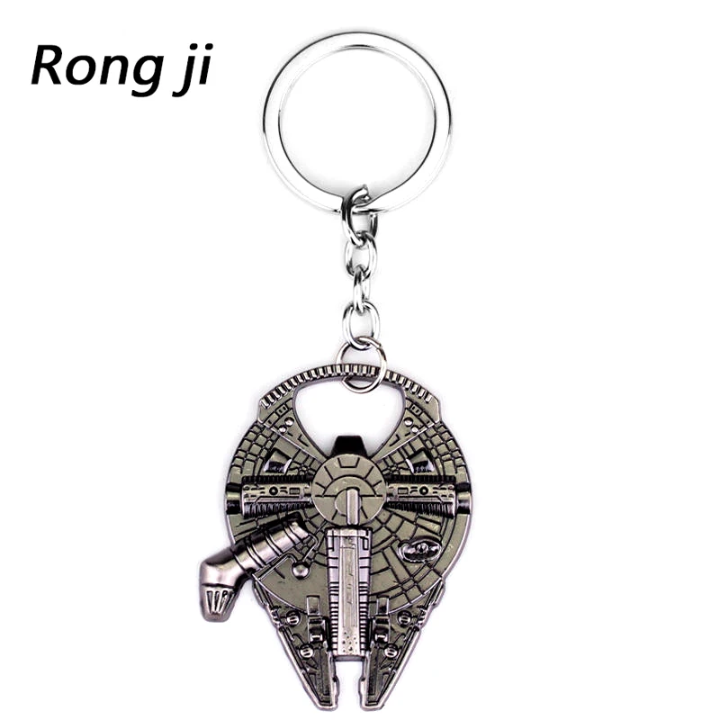 Movie Seriers Airship keyring Spacecraft toy Falcon Spaceship Barkey Beer Bottle Opener Keychain Jewelry
Movie Seriers Airship keyring Spacecraft toy Falcon Spaceship Barkey Beer Bottle Opener Keychain Jewelry