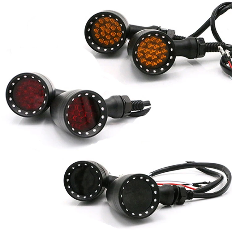 Motorcycle Aluminum 20 LED Brake Turn Signal Indicator Light For Harley Dyna Sportster XL Bobber
Motorcycle Aluminum 20 LED Brake Turn Signal Indicator Light For Harley Dyna Sportster XL Bobber