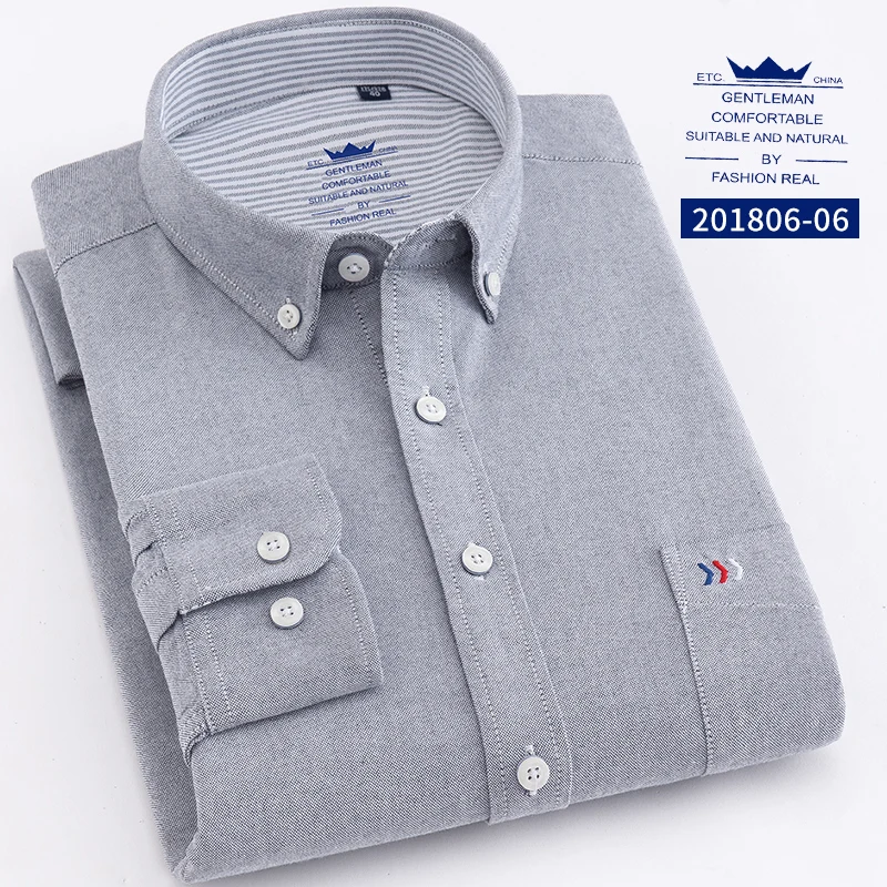 2019 New Solid Male Clothing Fit Business Shirts Colorful Men Dress Long Sleeve Shirt 100% Cotton
2019 New Solid Male Clothing Fit Business Shirts Colorful Men Dress Long Sleeve Shirt 100% Cotton