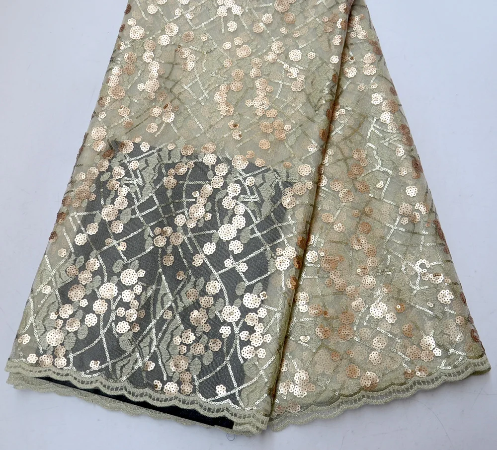 latest Quality African Bridals Gold Wedding lace African Tradtional Wedding French net lace with sequins
latest Quality African Bridals Gold Wedding lace African Tradtional Wedding French net lace with sequins