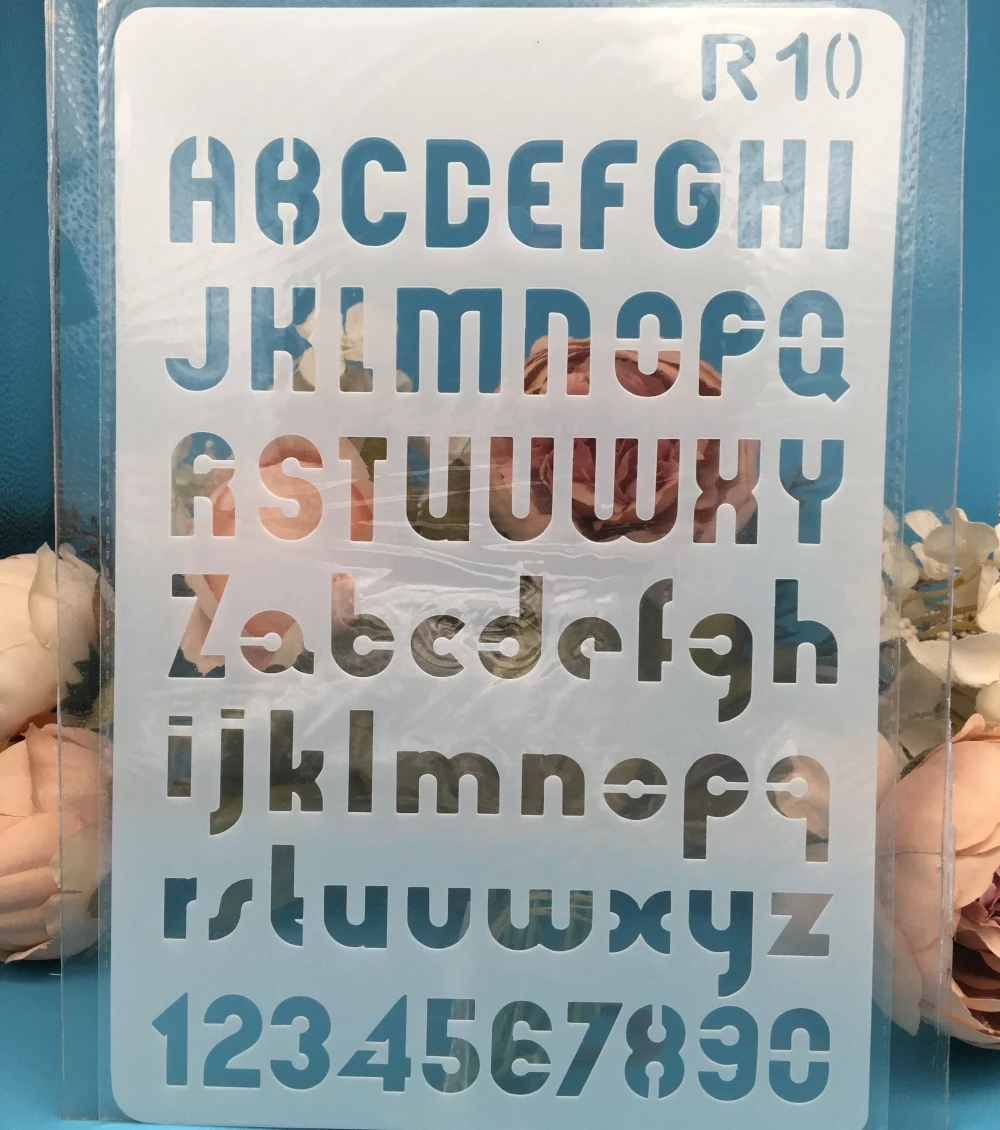 26cm Alphabet Letters DIY Craft Layering Stencils Painting Scrapbooking Stamping Embossing Decor Paper Card Template F5171-r10
26cm Alphabet Letters DIY Craft Layering Stencils Painting Scrapbooking Stamping Embossing Decor Paper Card Template F5171-r10