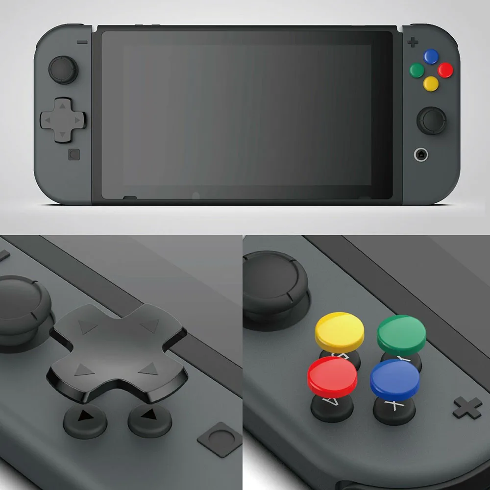 Набор крестообразных и круглых колпачков для кнопок для Nintendo Switch Joy-con ABXY, наклейка, крышка s для NS NX
Набор крестообразных и круглых колпачков для кнопок для Nintendo Switch Joy-con ABXY, наклейка, крышка s для NS NX