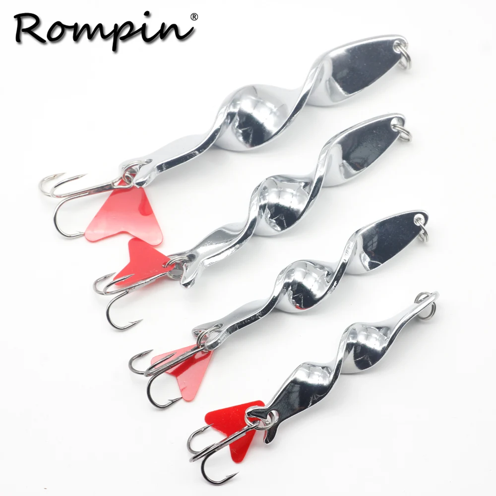 Rompin Metal Spoon Lure Fishing Lure Hard Lure Spoon Baits Pesca Peche Tackle Wobblers Isca Artificial 10g 14g 21g 28g
Rompin Metal Spoon Lure Fishing Lure Hard Lure Spoon Baits Pesca Peche Tackle Wobblers Isca Artificial 10g 14g 21g 28g