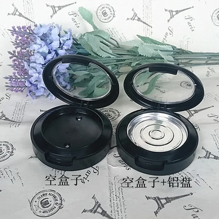46mm Matte Black Double Layer Eyeshadow Box, With Mirror Packaging Bottle For Eye Shadow Case Plastic Jar,Cosmetic Containers
46mm Matte Black Double Layer Eyeshadow Box, With Mirror Packaging Bottle For Eye Shadow Case Plastic Jar,Cosmetic Containers