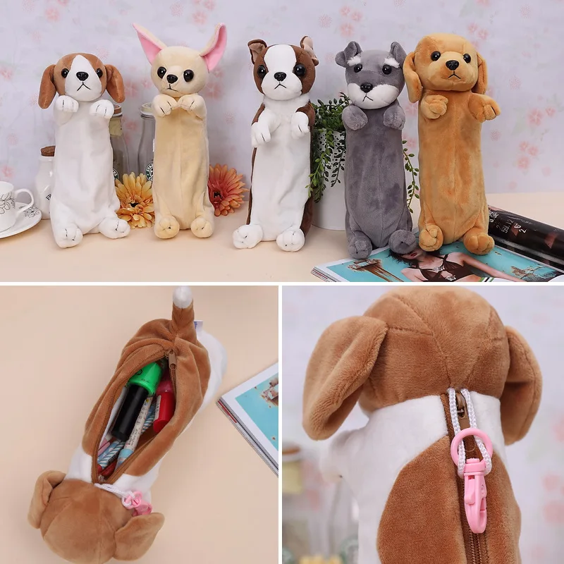 1PCS Cute Cartoon Dog Pencil Case Zipper Kawaii Novelty Children Gift Pen Bags for Boys Girls Student School Stationery Supplies
1PCS Cute Cartoon Dog Pencil Case Zipper Kawaii Novelty Children Gift Pen Bags for Boys Girls Student School Stationery Supplies