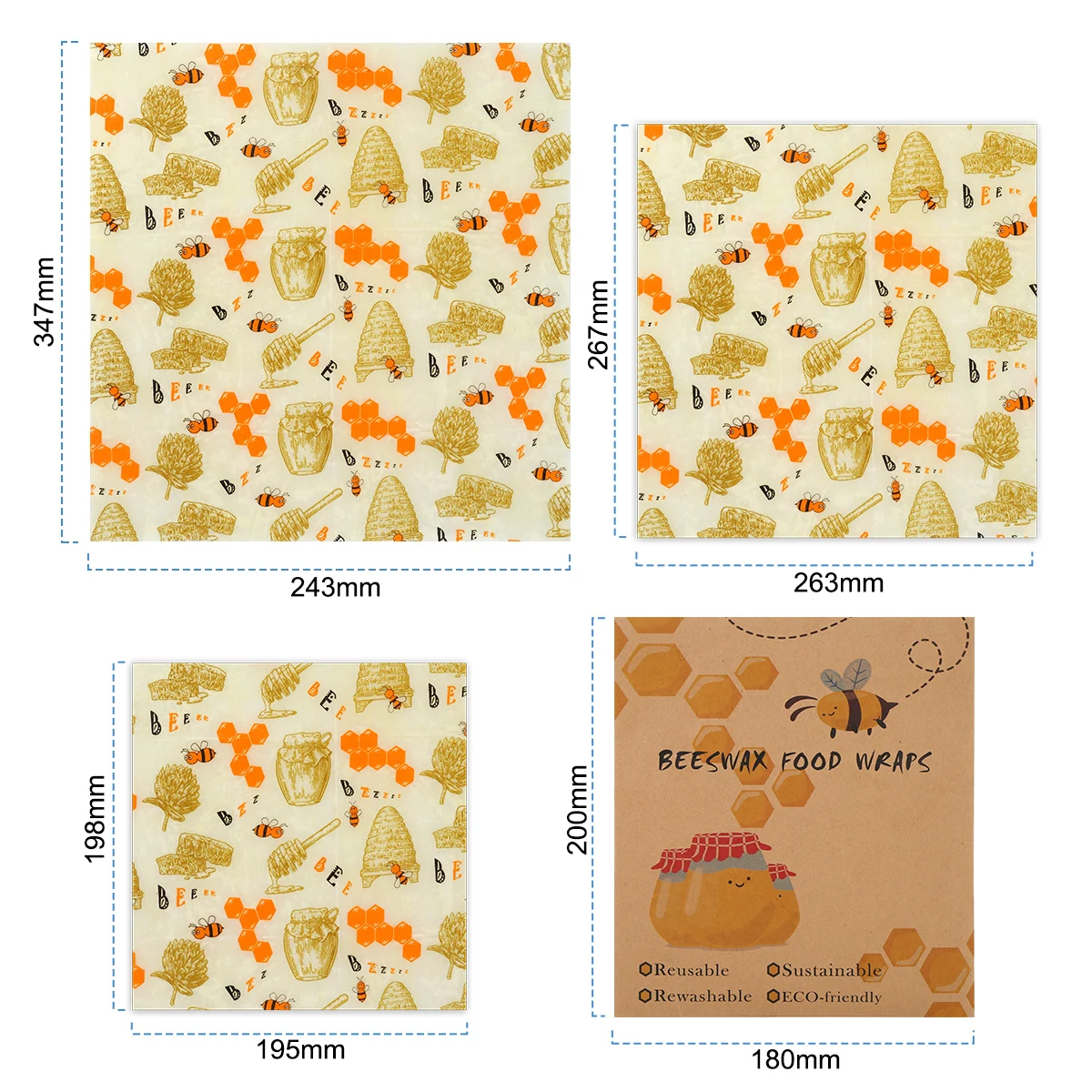 3PCS Reusable Silicone Wrap Seal Food Fresh Keeping Wrap Lid Cover Stretch Vacuum Food Wrap Beeswax Cloth Sealer Kitchen Tools
3PCS Reusable Silicone Wrap Seal Food Fresh Keeping Wrap Lid Cover Stretch Vacuum Food Wrap Beeswax Cloth Sealer Kitchen Tools