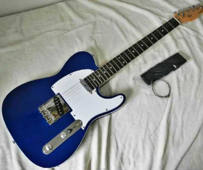 Top quality FDTL-2024 transparent blue color white plate Solid body rosewood fretboard TL electric guitar, Free shipping
Top quality FDTL-2024 transparent blue color white plate Solid body rosewood fretboard TL electric guitar, Free shipping