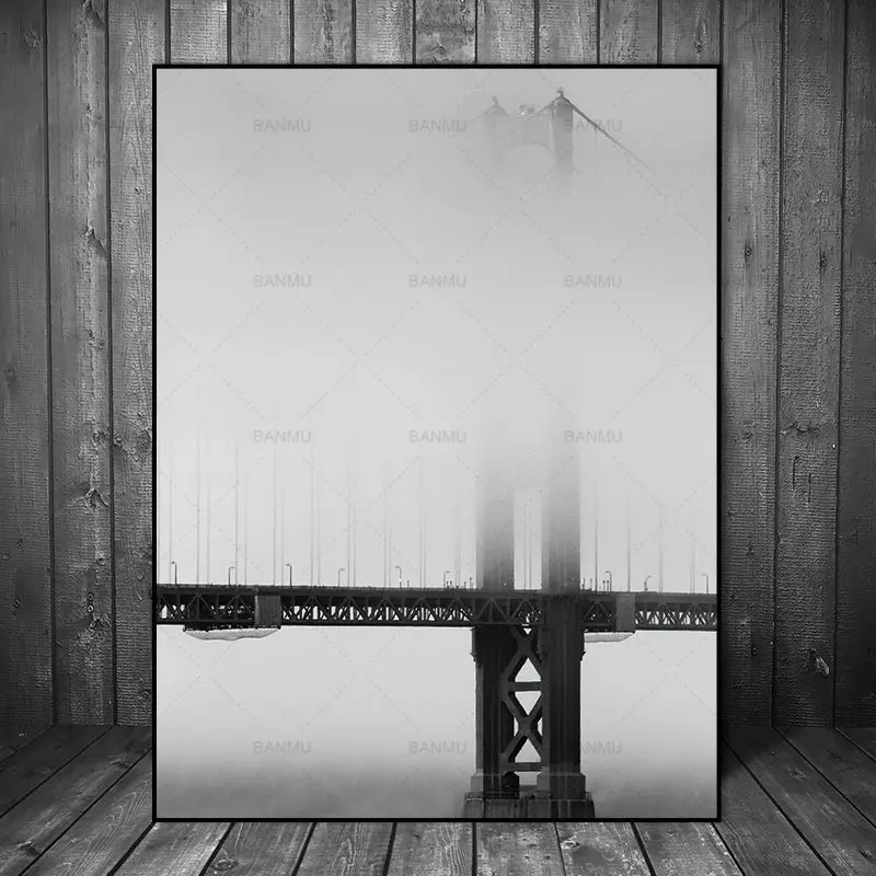 Canvas Painting Prints Bridge Landscape Nordic Abstract Wall Pictures Living Room Art Decoration Pictures Scandinavian No Frame
Canvas Painting Prints Bridge Landscape Nordic Abstract Wall Pictures Living Room Art Decoration Pictures Scandinavian No Frame