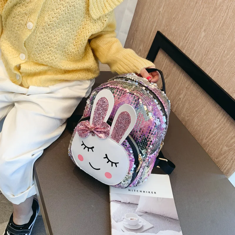 New 3D Girl school bags small cute little rabbit bag Shoulder sequins laser sparkle children backpack girl backpack female
New 3D Girl school bags small cute little rabbit bag Shoulder sequins laser sparkle children backpack girl backpack female