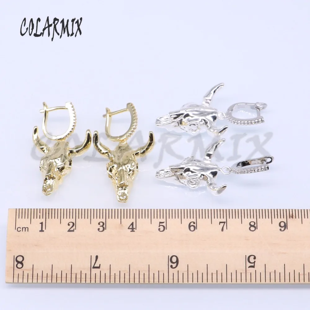 5 Pair cattle earrings bull head earrings plated metal hook cattle charm wholesale jewelry earrings wholesale jewelry 3896
5 Pair cattle earrings bull head earrings plated metal hook cattle charm wholesale jewelry earrings wholesale jewelry 3896