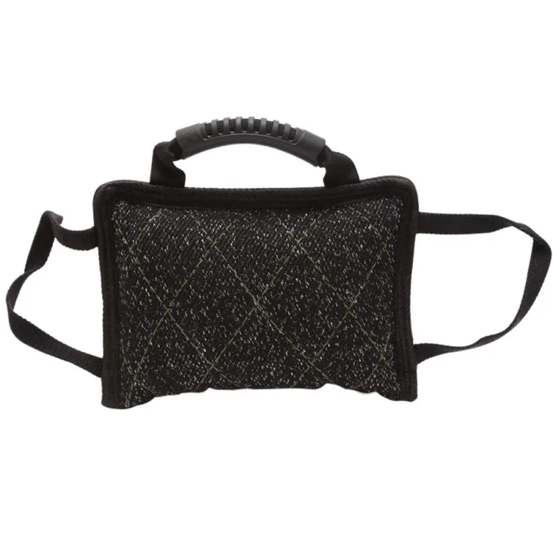 Dog Bite Training Fun Toy Jute Pillow Pad Stick Tug Pillow Chewing Toys With Handles Interactive Fun For Dog Training
Dog Bite Training Fun Toy Jute Pillow Pad Stick Tug Pillow Chewing Toys With Handles Interactive Fun For Dog Training