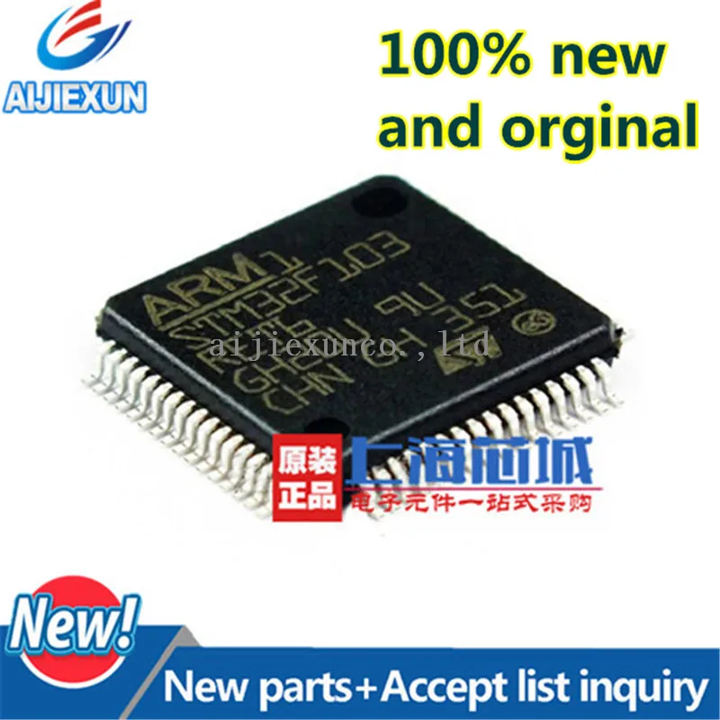 5Pcs 100%New and original STM32F103RET6 LQFP64 256 to 512 KBytes of Flash memory in stock
5Pcs 100%New and original STM32F103RET6 LQFP64 256 to 512 KBytes of Flash memory in stock