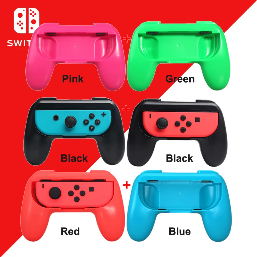 6 в 1 Аксессуары для Nintendo Switch ABS контроллер рукоятка геймпад подставка держатель