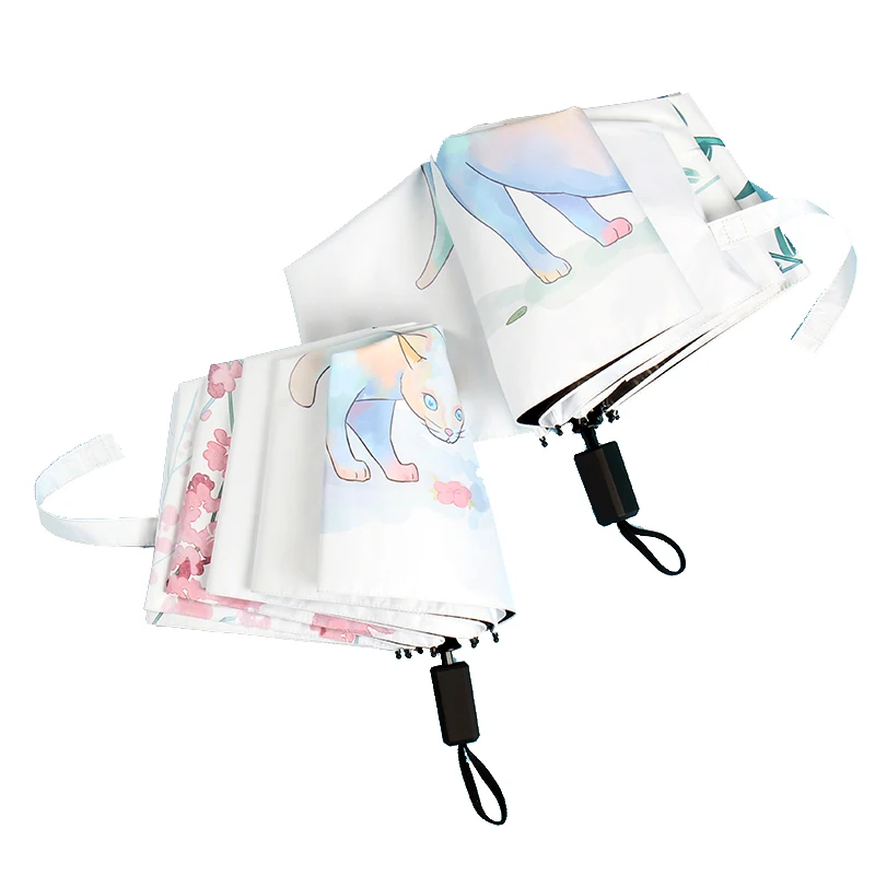 Sun Protection Umbrellas Rain Women Elegant Parasol Ladies Sunshade Anti UV Gifts Fold Umbrella Female Travel Business Umbrellas
Sun Protection Umbrellas Rain Women Elegant Parasol Ladies Sunshade Anti UV Gifts Fold Umbrella Female Travel Business Umbrellas