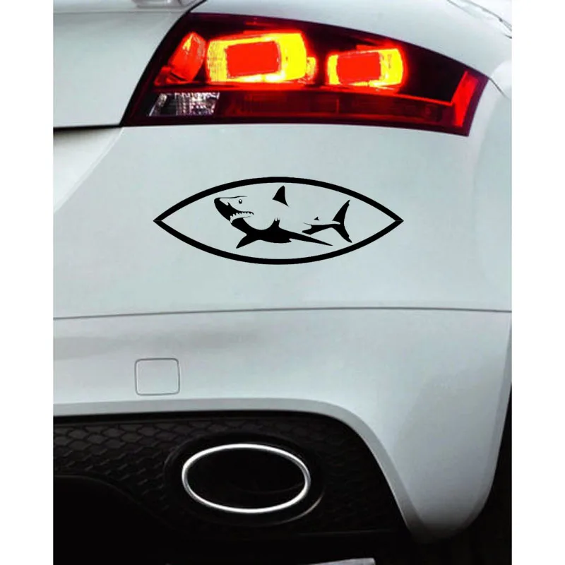 YJZT 15.3cm*5.4cm Great White SHARK Interesting Vinyl Car-styling Car Sticker High-quality Decal Black Silver C11-0425
YJZT 15.3cm*5.4cm Great White SHARK Interesting Vinyl Car-styling Car Sticker High-quality Decal Black Silver C11-0425