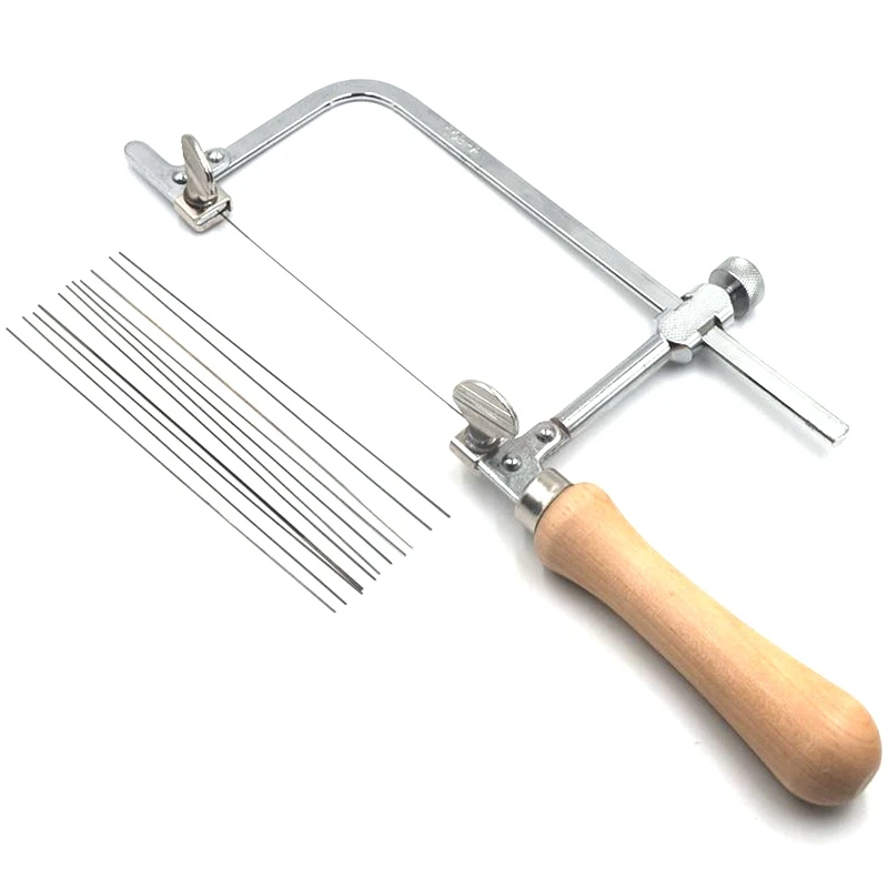 Hot Professional Adjustable Saw Bow Wooden Handle Of Jewelry Saw Frame Hand Tools Jeweler'S Saw Frame
Hot Professional Adjustable Saw Bow Wooden Handle Of Jewelry Saw Frame Hand Tools Jeweler'S Saw Frame