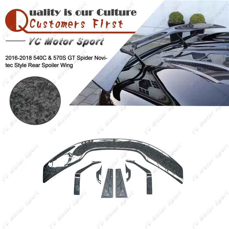 Car Accessories Carbon Forged Composite NVT Style Trunk GT Wing Fit For 2016-2018 540C & 570S GT Spider Rear Spoiler Wing
Car Accessories Carbon Forged Composite NVT Style Trunk GT Wing Fit For 2016-2018 540C & 570S GT Spider Rear Spoiler Wing