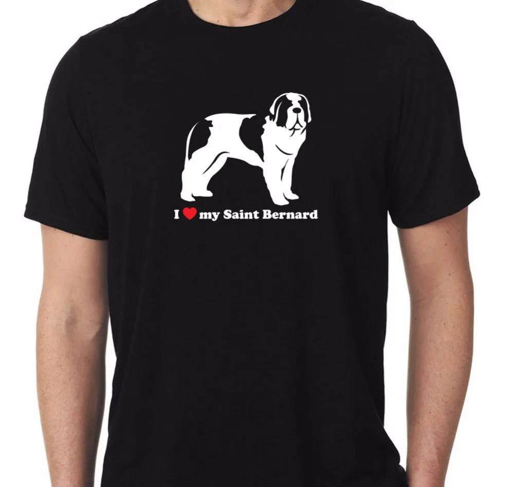 Tee Shirt Men's New Tee Shirts Printing Fashion Print T-Shirt Size I Love My Saint Bernard Shirts For Men
Tee Shirt Men's New Tee Shirts Printing Fashion Print T-Shirt Size I Love My Saint Bernard Shirts For Men