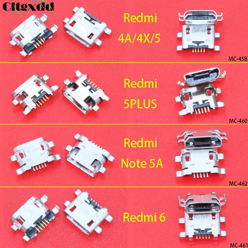 cltgxdd 1pcs Micro USB connector 5pin USB jack socket female charging port for Xiaomi Redmi 4A 4X 5 plus 5plus 6 Note 5A
cltgxdd 1pcs Micro USB connector 5pin USB jack socket female charging port for Xiaomi Redmi 4A 4X 5 plus 5plus 6 Note 5A