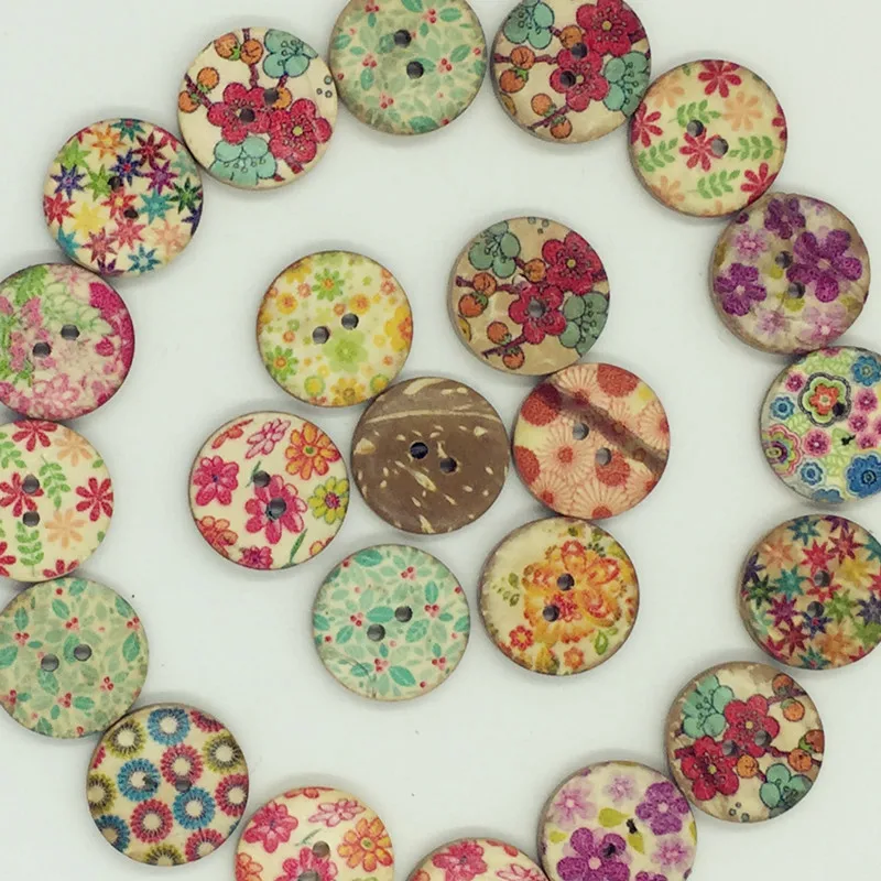 Hot Sale 50 PCS Flower Pinting Mix Sewing Coconut Buttons Scrapbooking 2-Holes 20mm
Hot Sale 50 PCS Flower Pinting Mix Sewing Coconut Buttons Scrapbooking 2-Holes 20mm
