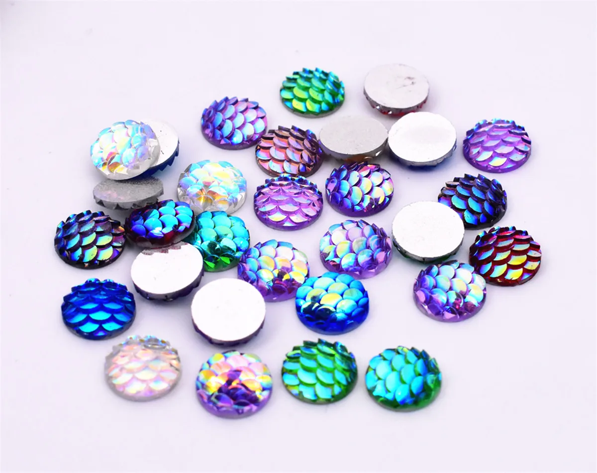 30pcs/lot 10mm New Fashion Mixed Colors Fish scales Style Flat Back Resin Cabochons Cameo Jewelry Accessories Supplies
30pcs/lot 10mm New Fashion Mixed Colors Fish scales Style Flat Back Resin Cabochons Cameo Jewelry Accessories Supplies