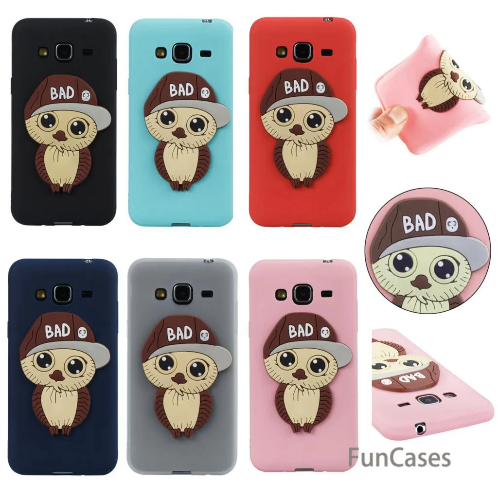 Резиновая чехол Сова СПС Coque samsung J3 Мягкая силиконовая задняя крышка Капа Винтаж