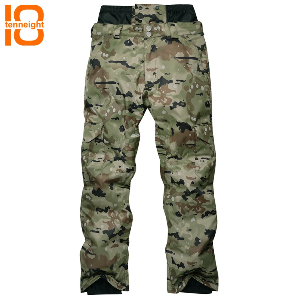 TENNEIGHT Outdoor Ski Pants Winter Men's Snowboarding Pants Thicken Waterproof Snow Trousers Camouflage High waist Ski Pants
TENNEIGHT Outdoor Ski Pants Winter Men's Snowboarding Pants Thicken Waterproof Snow Trousers Camouflage High waist Ski Pants