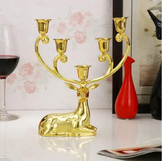 Europe deer shape gold/silver 5 lights candlestick metal candelabra candle lantern candle stand candles home decoration ZT112
Europe deer shape gold/silver 5 lights candlestick metal candelabra candle lantern candle stand candles home decoration ZT112