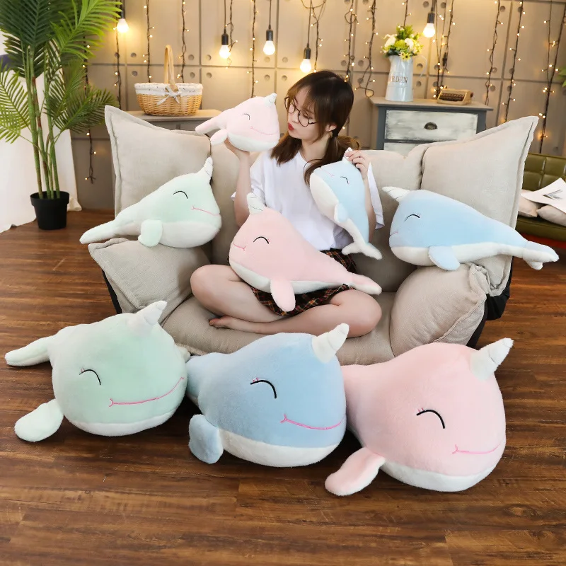New 35-70cm Cute Whale Plush Toy Soft Stuffed Kawaii Unicorn Animal Doll Pillow for Kids Children Girls Birthday Gift Room Decor
New 35-70cm Cute Whale Plush Toy Soft Stuffed Kawaii Unicorn Animal Doll Pillow for Kids Children Girls Birthday Gift Room Decor