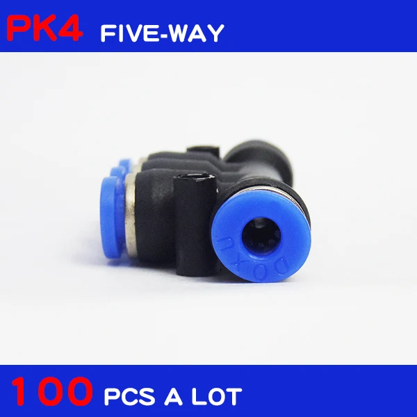 Free shipping 100pcs a lot Pneumatic fittings PK4,4mm 5-way push in quick joint pneumatic connector,PK4
Free shipping 100pcs a lot Pneumatic fittings PK4,4mm 5-way push in quick joint pneumatic connector,PK4