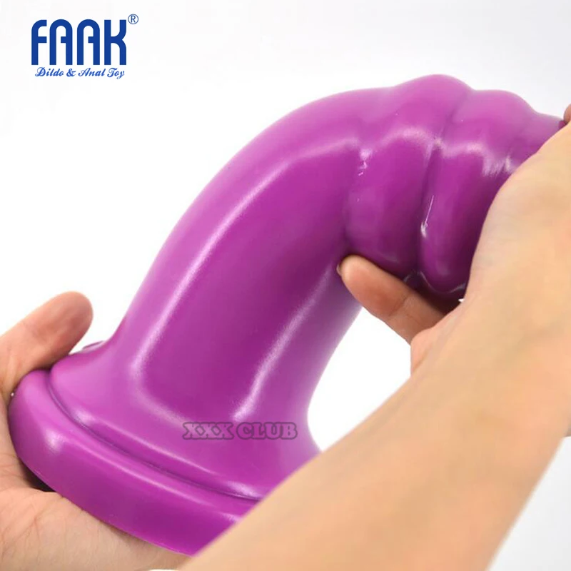 Большой анальный фаллоимитатор FAAK 20 см x 6 5 с присоской Анальные игрушки Анальная