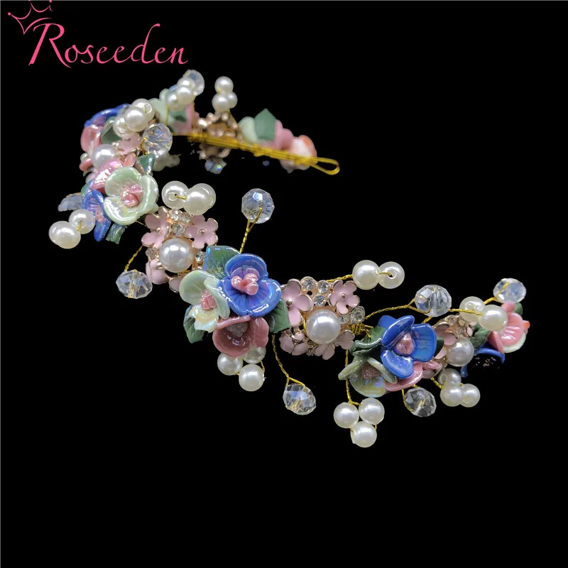 Newest Colorful Flowers Bridal Girls Hair Vine Headband Head Ornaments Wedding Hairband Hair Jewelry Accessories Tiaras RE3413
Newest Colorful Flowers Bridal Girls Hair Vine Headband Head Ornaments Wedding Hairband Hair Jewelry Accessories Tiaras RE3413