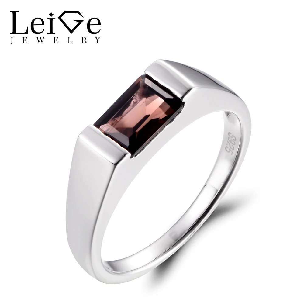 LeiGe Jewelry Vintage Rings Unique Wedding Rings Natural Smoky Quartz Rings Emerald Cut Brown Gems Rings 925 Sterling Silver
LeiGe Jewelry Vintage Rings Unique Wedding Rings Natural Smoky Quartz Rings Emerald Cut Brown Gems Rings 925 Sterling Silver