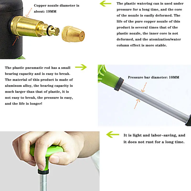 Hot New 1.5L Garden Watering Can Home Cleaning Potted Irrigation Air Pressure Sprayer Garden Plant Sprinkler Tool
Hot New 1.5L Garden Watering Can Home Cleaning Potted Irrigation Air Pressure Sprayer Garden Plant Sprinkler Tool