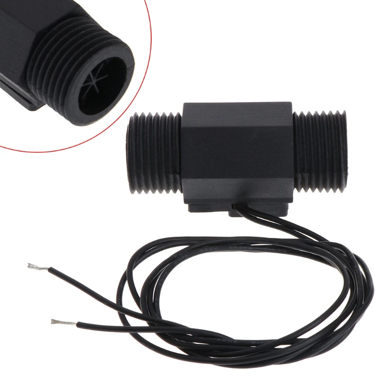 DC24V/1A Water Flow Sensor Switch Magnetic Liquid Flowmeter Fluidmeter Counter Sensor 0.75-5L/min Plastic Light Weight
DC24V/1A Water Flow Sensor Switch Magnetic Liquid Flowmeter Fluidmeter Counter Sensor 0.75-5L/min Plastic Light Weight