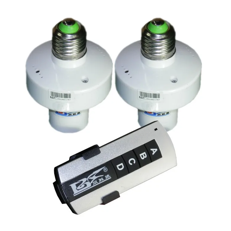 Top Quality E27 Wireless Remote Control Light Lamp oN/off Switch Socket Holder rc smart device 110V 220V
Top Quality E27 Wireless Remote Control Light Lamp oN/off Switch Socket Holder rc smart device 110V 220V