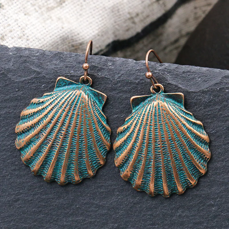 Vintage Personality Sea Shell Dangle Drop Earrings Bronze Ethnic Vintage Hanging Earrings 2019 for Women Jewelry Dropshopping
Vintage Personality Sea Shell Dangle Drop Earrings Bronze Ethnic Vintage Hanging Earrings 2019 for Women Jewelry Dropshopping