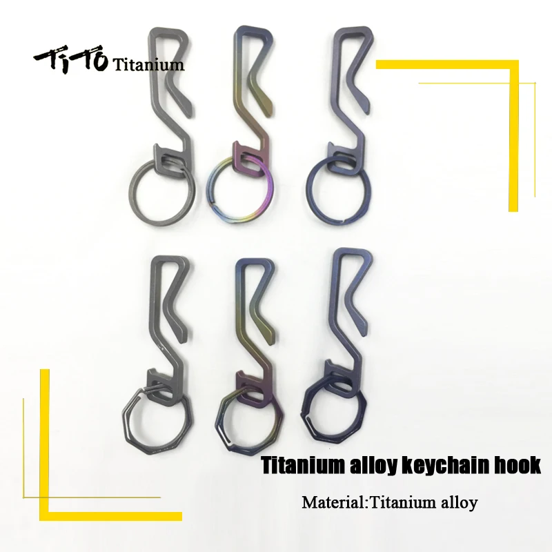 TiTo EDC Titanium alloy Carabiner key clip Keychain hooks key ring hanging buckle Hiking Backpack key ring one set
TiTo EDC Titanium alloy Carabiner key clip Keychain hooks key ring hanging buckle Hiking Backpack key ring one set