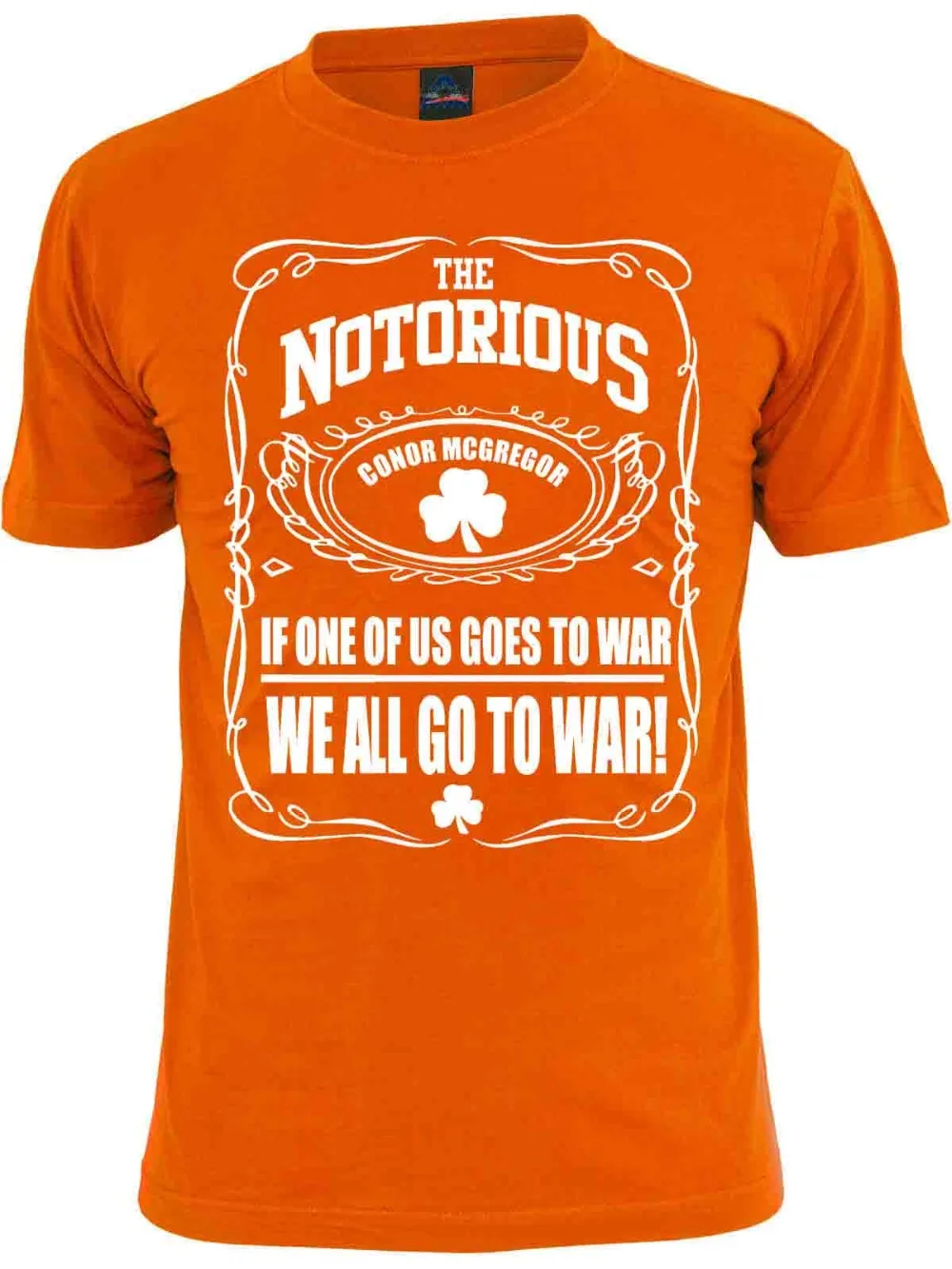 Conor "The Notorious" Go To War Unisex T-Shirt. Ireland Flag Inspired 2019 Funny Cotton Casual Top Tee Custom Tee Shirts
Conor "The Notorious" Go To War Unisex T-Shirt. Ireland Flag Inspired 2019 Funny Cotton Casual Top Tee Custom Tee Shirts