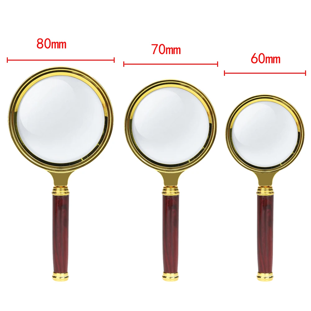 70/80mm 10X Portable Magnifying Glass Handheld Magnifier High Definition Reading Eye Loupe Magnifying Glass Book Reading Jewelry
70/80mm 10X Portable Magnifying Glass Handheld Magnifier High Definition Reading Eye Loupe Magnifying Glass Book Reading Jewelry
